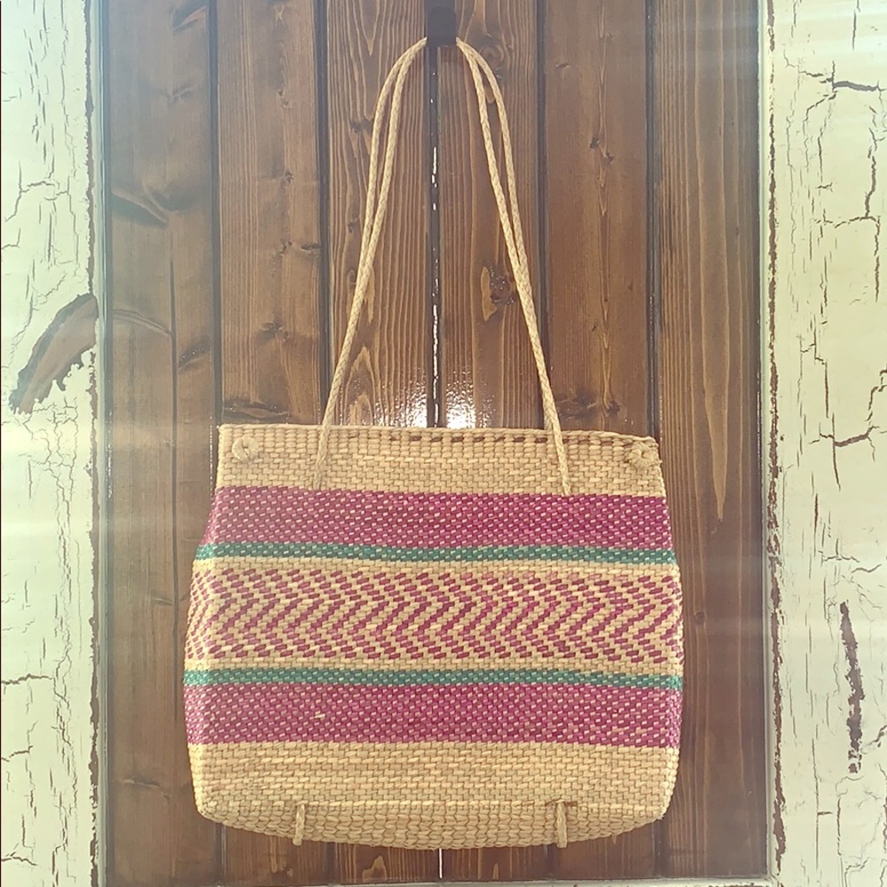 Straw bag
